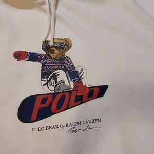 Polo Ralph Lauren-Polo Bear white hoodie-5x